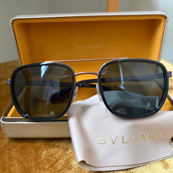 Bulgari BV5053 Mens Navigator Sunglasses - Picture 2 of 9